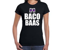 Baco baas t-shirt zwart voor dames - Drank t-shirts L