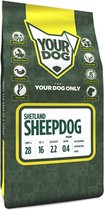 Pup 3 kg Yourdog shetland sheepdog hondenvoer