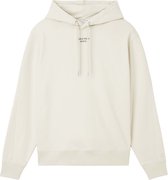 Calvin Klein Stacked Logo Hoodie Men Truien & Vesten - Gebroken wit