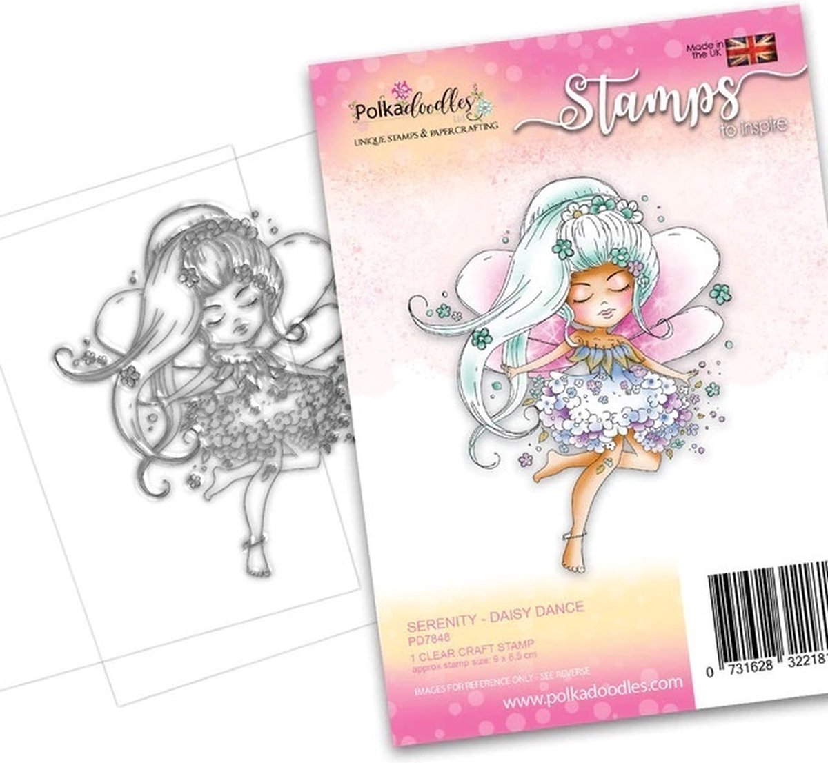 Serenity Daisy Dance Clear Stamps (PD7848)