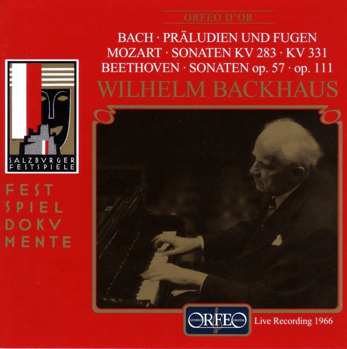 Wilhelm Backhaus - Salzburger Festspieldokumente 1966 (CD)