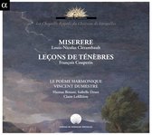 Le Poème Harmonique - Dumestre, Vincent - Bennani, - Miserere; Leçons De Ténèbres (CD)