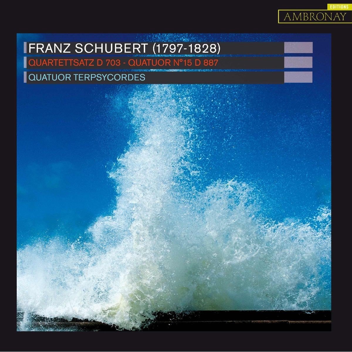 Quatuor Terpsycordes - Franz Schubert: Quartettsatz D 703 - Quatuor N°15 D 887 (CD)