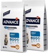 Advance cat adult chicken / rice kattenvoer 2 x 10kg