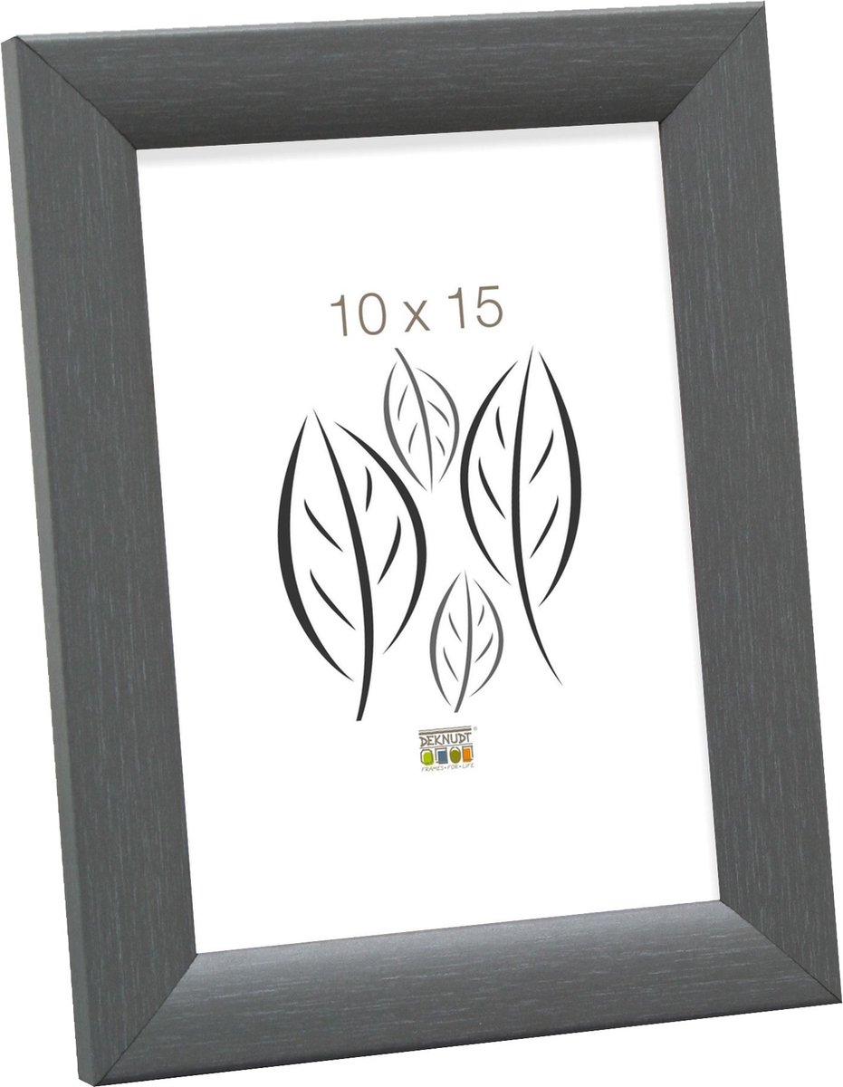 Deknudt Frames fotolijst S54SF7 - grijze schilderlook - hout - 10x15cm