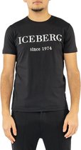 Iceberg Heren T-Shirt Zwart maat L