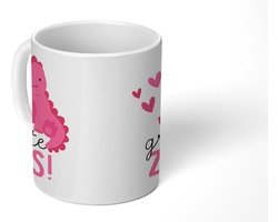 Mok - Koffiemok - Grote zus! - Spreuken - Zusje - Broertje - Quotes - Mokken - 350 ML - Beker - Koffiemokken - Theemok - Mok met tekst