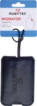 Étiquette de bagage Rubytec - étiquette de bagage - noir