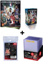 NBA 2021/22 STICKER & TRADING CARDS  BOX + ROOKIE TOPLOADER + Ultra Pro Sleeves