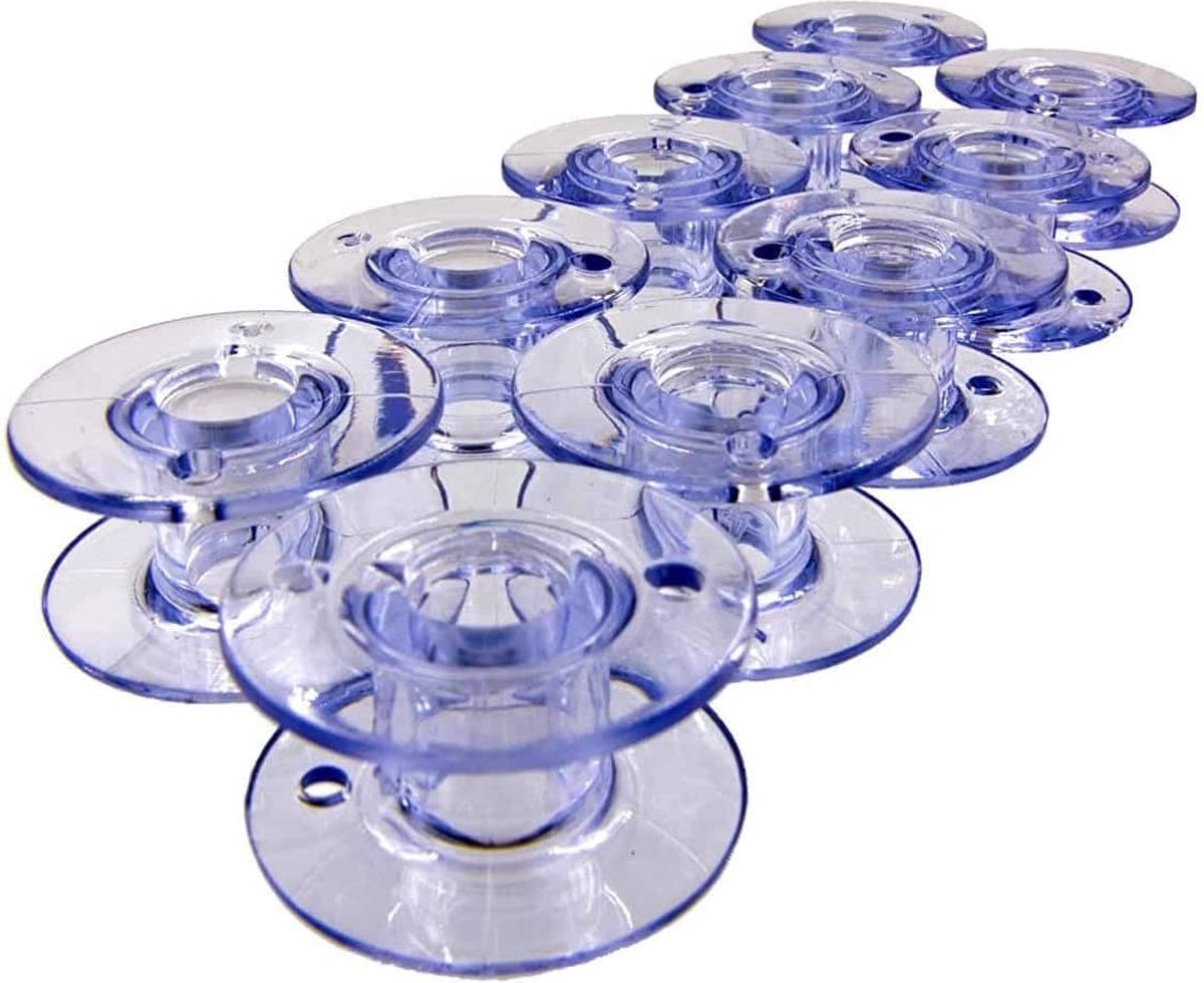 Naaimachine Spoeltjes 10 Stuks - Spoelen Kunststof 11.5 mm voor Brother