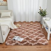Milla Tapijten - Fluffy Vloerkleed - Tapijt - Extra Zacht - Kleur: Koffie Bruin - 120x200 cm