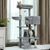 Kattenkrabtoren met Hangende Kattenmand - 143cm