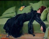Ramon Casas - A Decadent Girl (1899)