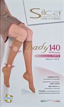 Silca® Nady 140 15/18 mmHg Transparante compressiekousen - steunkousen - sokken voor  werk & reizen - kleur Zand schoenmaat 39-40