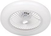 Loft Home Smart Plafondventilator | Met Verlichting | Incl. Afstandsbediening en App | Temperatuur | Verkoeling | Plafondlamp | Warm | Wit
