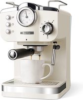Derlla Retro koffiezetapparaat - Espressozeefmachine - 20 bar - Espressomachine - Cappuccino - Latte macchiato