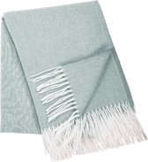 Trendy Visgraat Plaid 130 x 170 Cm Mint