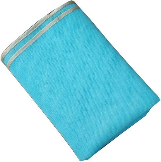 Strandlaken XL Blauw - 200x200 cm - Deken Voor Strand - Badlaken - Picknickkleed - Strand Handdoek - Waterdicht - 100% Polyester Kleed