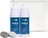 Unica Sensitive reisverpakking [2x60ml] [alles-in-één oplossing + natriumhyaluronaat] [voor zachte lenzen]