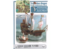 bouwplaat . modelbouw in karton : Schepen: Columbus schip 