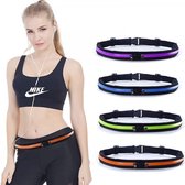 Hardloopriem / Heuptas voor hardlopen / fitness - Zwart / Neongroen