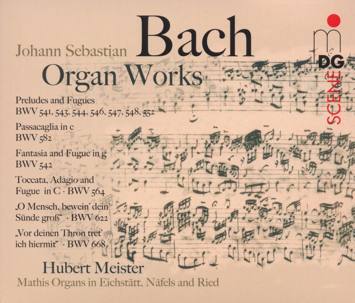 Hubert Meister - J.S. Bach: Organ Works (2 CD)