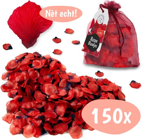 Luxe Rode Rozenblaadjes - Liefdes Cadeau - Valentijnsdag - Valentijn  Decoratie -... | bol.com