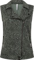 Zoso Vest Nadine 221  Green Black 1250 0000 Dames Maat - XXL