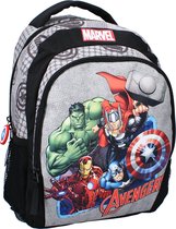 Rugzak - Avengers - Safety Shield - Superhelden - Grijs - Zwart