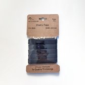 Quality Trimmings | Zwart elastiek - 1 cm