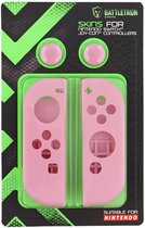 Battletron beschermhoesjes geschikt voor Nintendo Switch controllers - 2 st - Roze