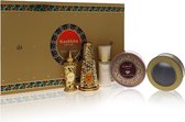 Swiss Arabian Kashkha Eau De Parfum + Concentrated Perfume Oil + Grams Of Oud Muattar Incense + Tablets Of Bakhoor Incense + Body Lotion For Men Gift Set
