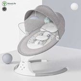 MoreLife Elektrische Baby Schommel |Baby Wieg | Elektrische Schommelstoel voor Baby’s met bluetooth muziek en afstandsbediening |  Schommelstoel Baby | Schommelstoel Babykamer