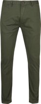Scotch and Soda - Stuart Chino Donkergroen -  - Chino Heren maat W 31 - L 30