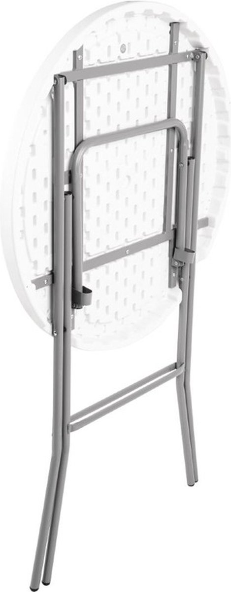 Statafel inklapbaar | Rond 80 cm | Stalen frame | bol.com