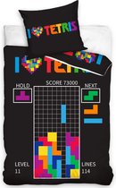 Tetris Dekbedovertrek - Eenpersoons - 140 x 200 cm - Katoen