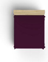 Drap housse jersey - violet - 140x200 / 160x200 cm - stretch - 100% coton