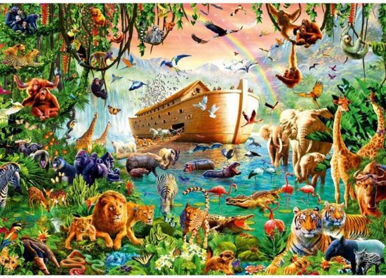 Zizza® Puzzel 1000 stukjes - Puzzel Ark van Noach - Puzzel Volwassenen en  Kinderen -... | bol.com