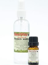Rozenolie 10ml en Rozenwater 100ml Spray - Voordeelset - Rozen Etherische Olie en Hydrosol, Hydrolaat Spray van Rozenblaadjes