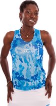 ONCOURT Camo Tanktop Tennis- & Padelkleding Dames Blauw - Maat XXL