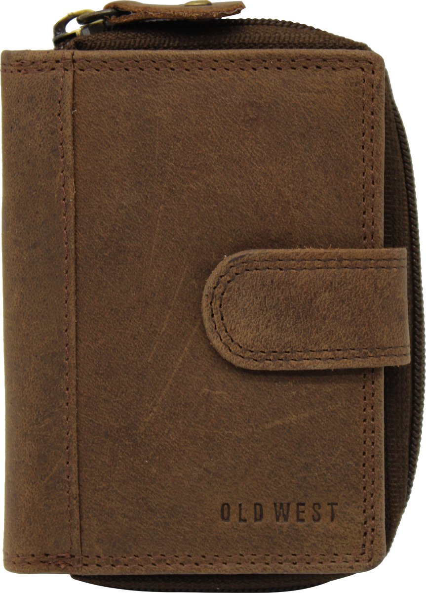 Nuba Portemonnee Klein Formaat – Buffel Leer – Fair Made – Anti Skim – 10 Pasjes – Bruin