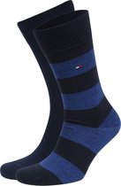 Tommy Hilfiger - Sokken 2 Paar Rugby Donkerblauw - 43-46 -