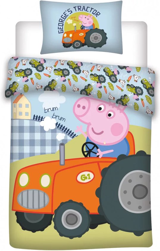 Peppa Pig Baby Dekbedovertrek Pretty Fierce