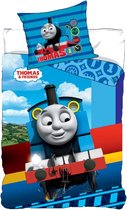 KD® - Thomas de Stoomlocomotief Baby Dekbedovertrek - 100 x 135 cm - Katoen