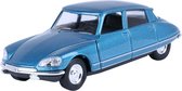 Citroën Snoek DS23 (Blauw) (10 cm) 1/34 Welly - Modelauto - Schaalmodel - Model auto
