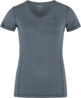 Fjallraven Abisko Cool T-shirt Femme - Chemise Outdoor - Femme - Blauw - Taille L