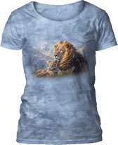 Ladies T-shirt Like Father Like Son Lion L