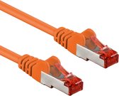 DSIT Netwerkkabel Cat6 SSTP/PIMF 15m oranje
