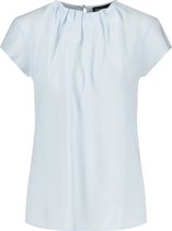 TAIFUN Dames Blouseachtig shirt met 1/2-mouwen en geplooide hals