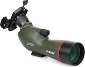 Svbony SV19 - Spotting Scope - 15-45x60 - Spotting Scope - Met Telefoon Adapter - Bak4 Prism - Waterdicht - 45 graden - Schuine Spotting Scope - Voor Target Shooting - Boogschieten